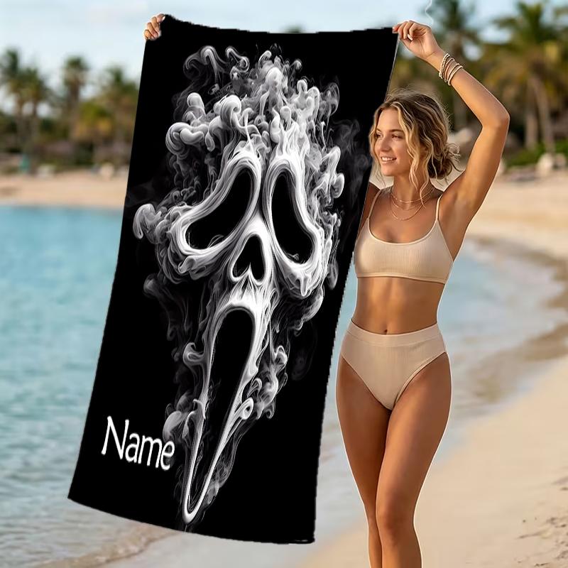 Customizable Personalized Beach Towels Horror Movies Themed designs.Suitable for the Beach, Yoga, Sports;ideal As Beach Accessories