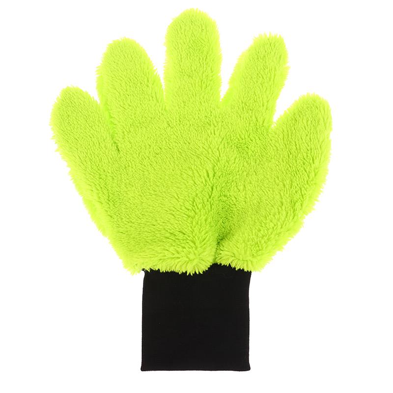 

Перчатка для мытья автомобиля с 5 пальцами, двусторонняя из микрофибры, варежка для чистки автомобиля, мягкая, не царапающая, для ухода за автомобилем, для детализации, для мытья