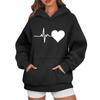 Womens Hoodies Oversized Sweatshirts Long Sleeve Casual Pullover Hooded Sweatshirt Tops