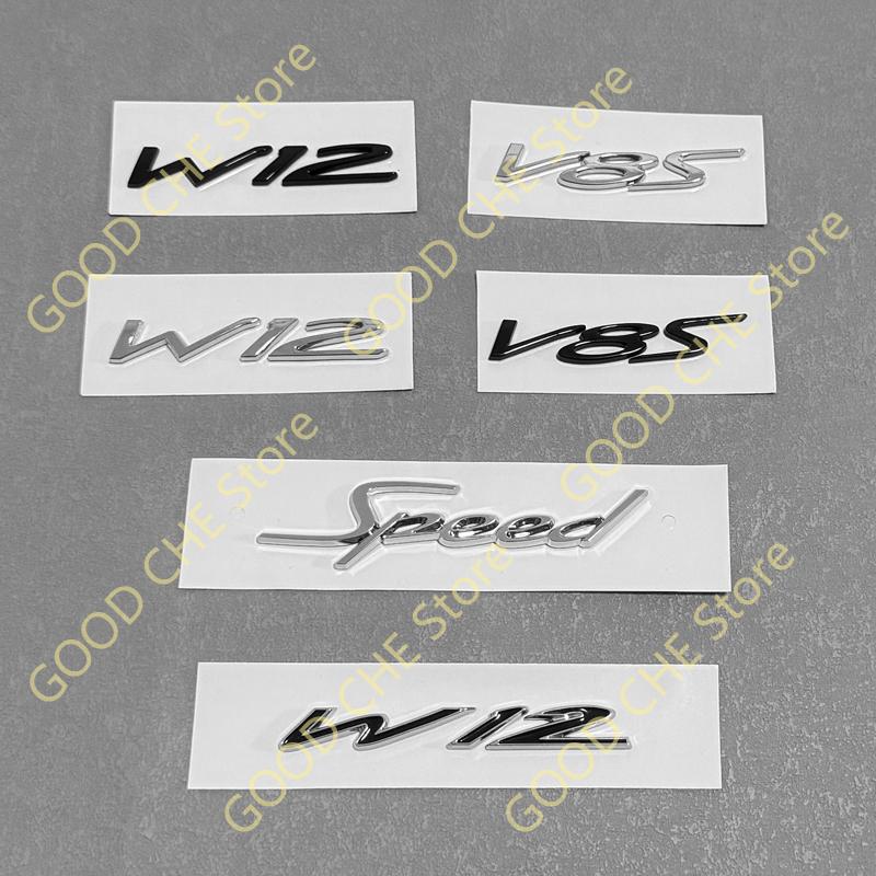 1PCS for Bentley Car The Trunk Sticker Speed W12 V8 V8S Logo Emblem Badge Sticker CL6