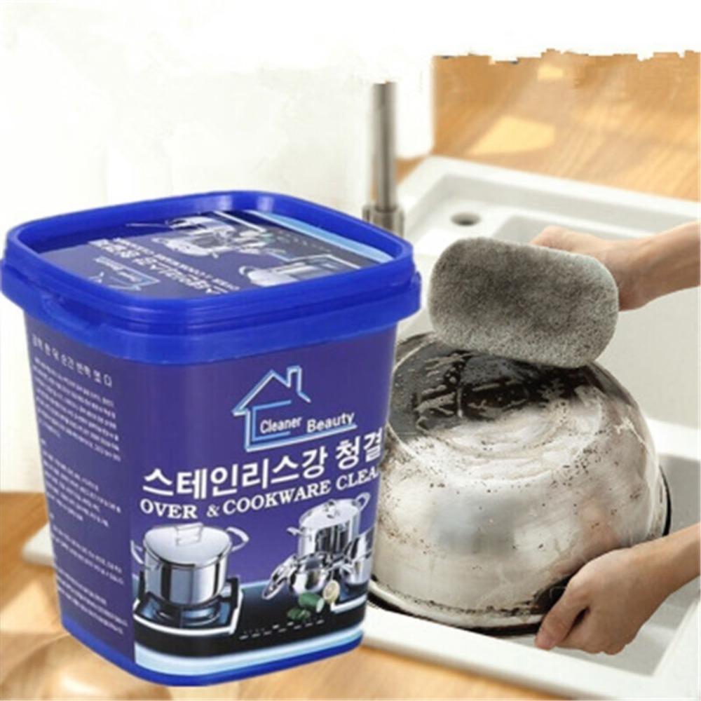 Cookware Cleaner Stainless Steel Cleaning Paste Non-Toxic Kitchen Stains Cleaner  Cookware Care