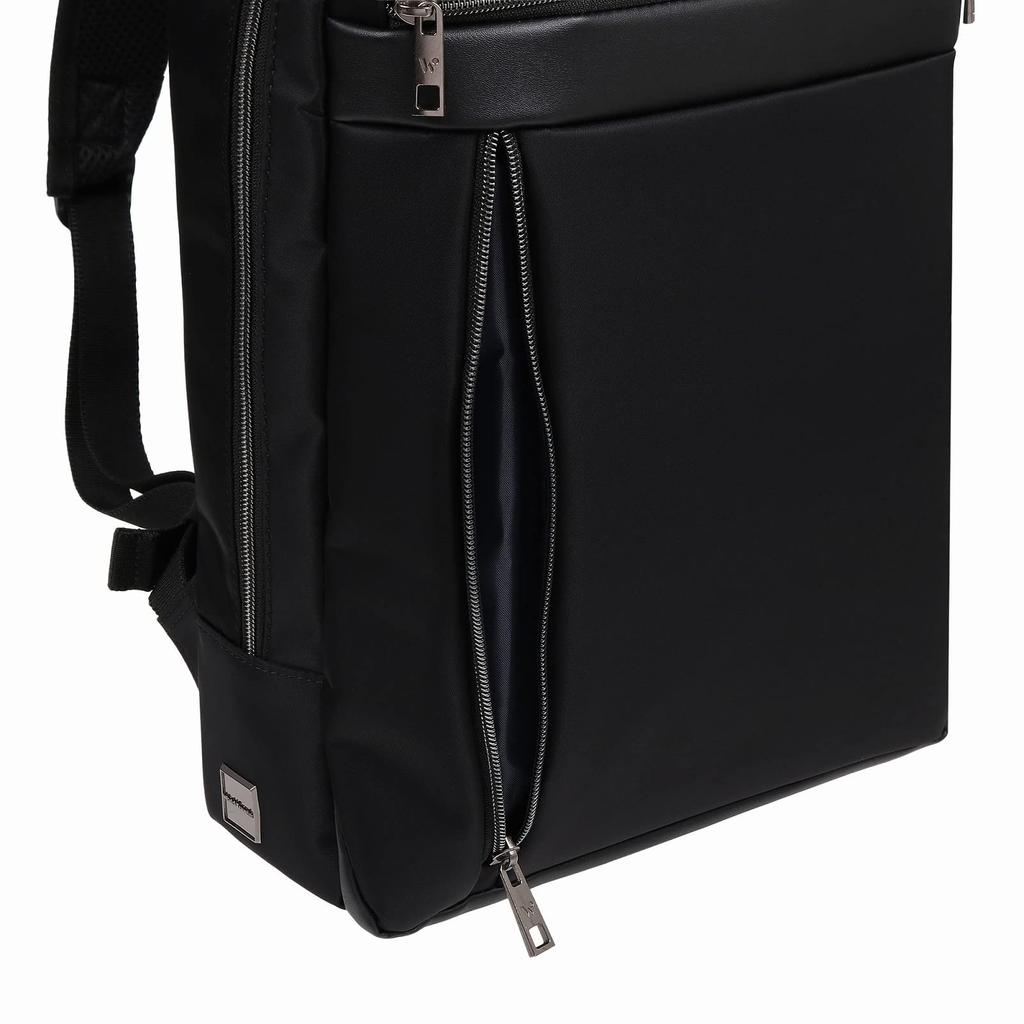 World Traveler Elan Backpack, A4 Size, 13.3-inch Laptop Storage, No. 17244, Men's, Black