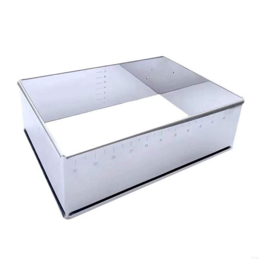 Rectangular Adjustable Cake Mold Rust-proof Mousse Cake Ring  Home Bakery