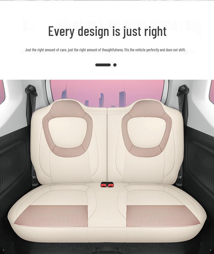 Wuling Mini Cartoon Car Seat Cover, 24W Full Coverage, All-Season Universal Cushion