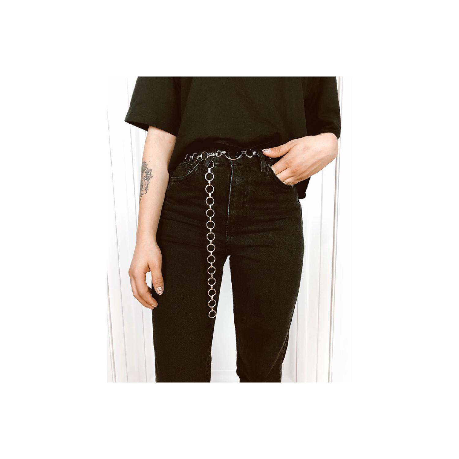 

Кольчатый плетеный пояс