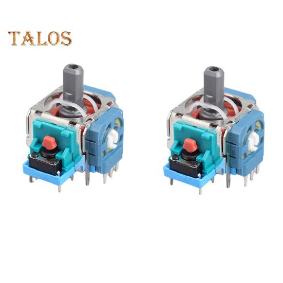 

2Pcs Thumbsticks Бездротовий контролер Джойстик Запасні частини Точне керування Покращена чутливість керування Аналогові 3D-джойстики для PS5 синій