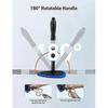 Car Windshield Cleaner, 4 Reusable Washable Microfiber Pads And Extendable Handle Car Windshield Wiper Kit  WSLIHV