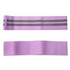 Unisex Anti-Rutsch Hüft-Widerstandsband Schleife Kreis Fitnessstudio Yoga Fitness Übung (Lila S)