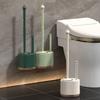 Bathroom New Toilet Brush Long Handle Set Wall Mounted Household Blind Spot Cleaning Toilet Brush Artifact