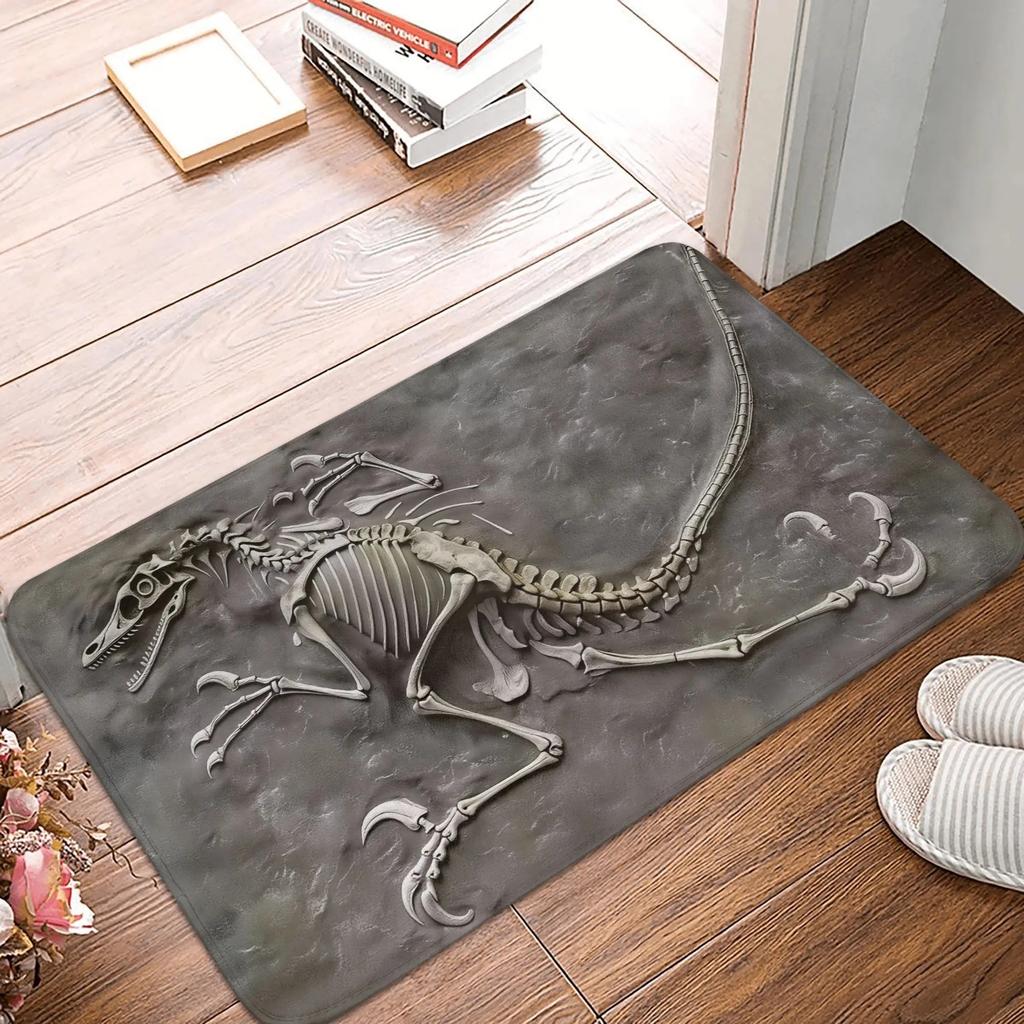 3D Visueller Teppich mit Unendlichem Abgrund Ziegelstein Stein Falle Muster Fußmatte für Haustür Rutschfest Teppich für Wohnzimmer Eingang