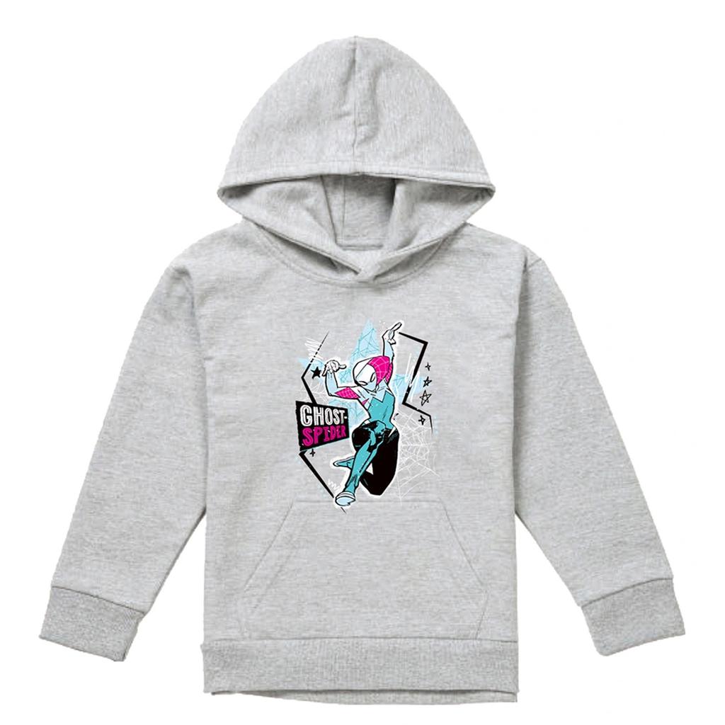 Spider-Man Childrens/Kids Ghost-Spider Web Pull Over Hoodie