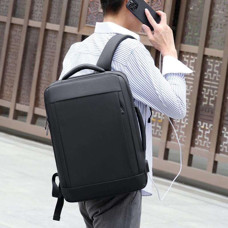 Men'S Simple Computer Backpack, Daily Commute Water-Proof, Outdoor Travel Backpack, College Student Schoolbag.