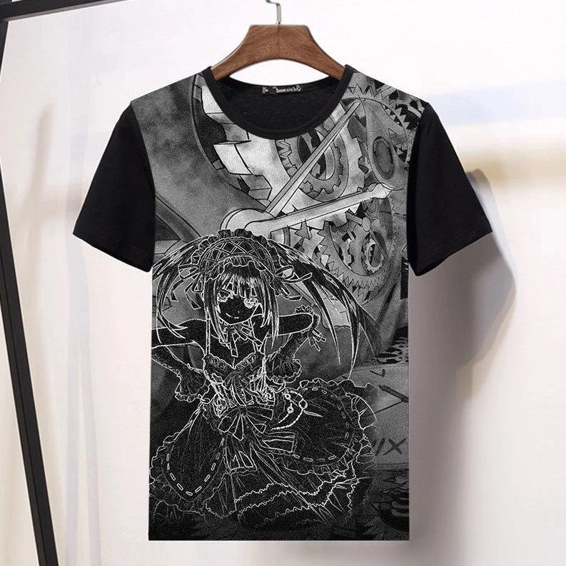

DATE A LIVE Kurumi Tokisaki Anime Manga Womens T-Shirt Shirt Costumes Polyester 4XL