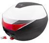 Moretti Suitcase, Mr-713, 30L, White, Red Reflector