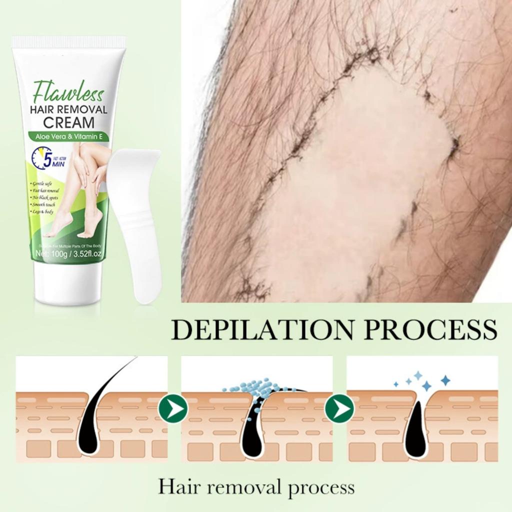 Crema depilatoria VE Smooth que no estimula el vello de las axilas.