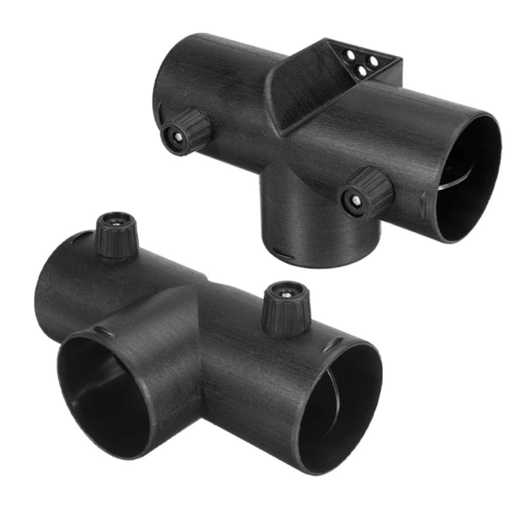 Dual Closable Air Diesel Heater Valve Flap Outlet Joiner Connector Vent Ducting For Car