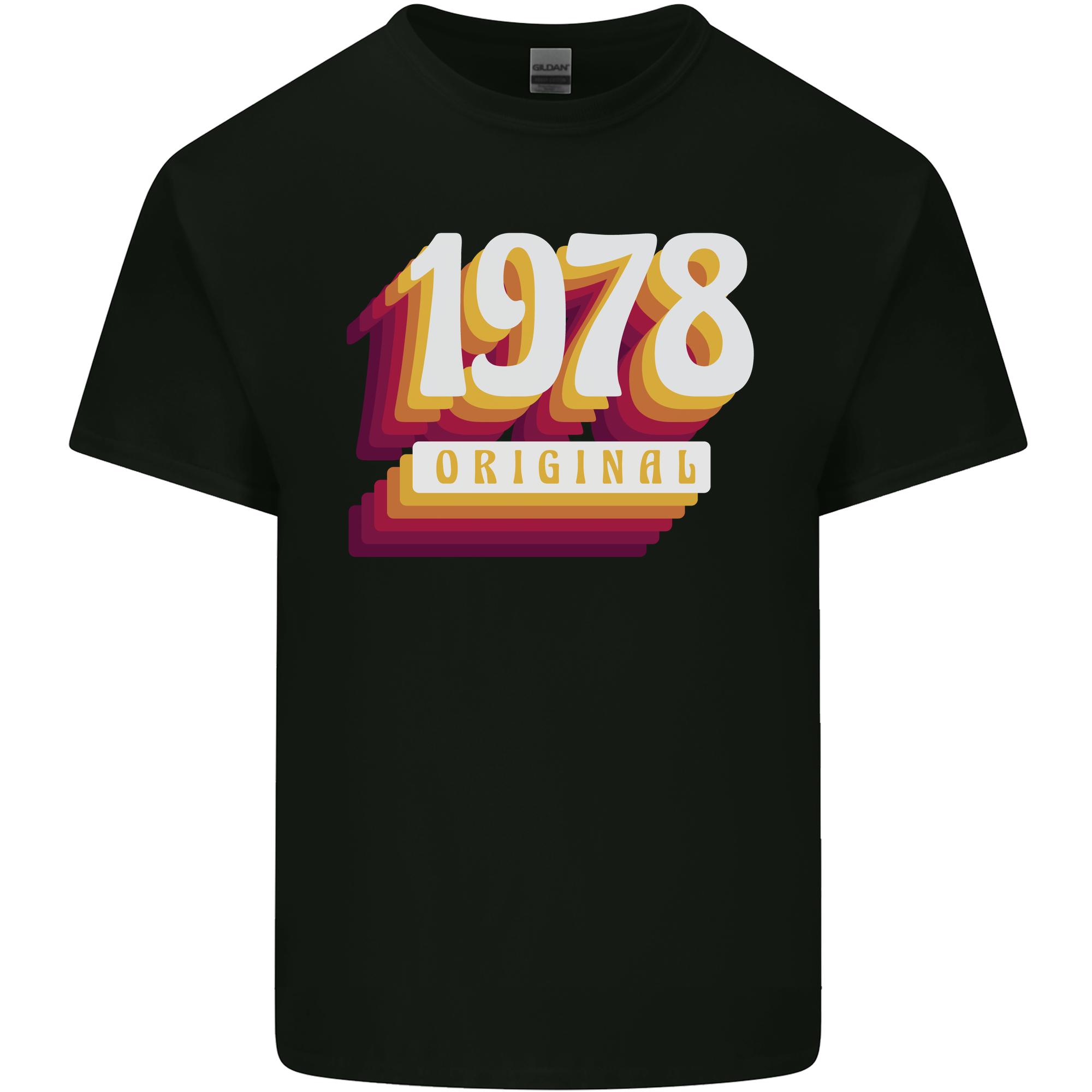 Retro 48th Birthday Original 1978 Unisexs Light Cotton TShirt S