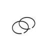 New 2 Pcs 49mm X 1.5mm Piston Rings Set For 2 Stroke 100cc Cylinder Piston 1E49F