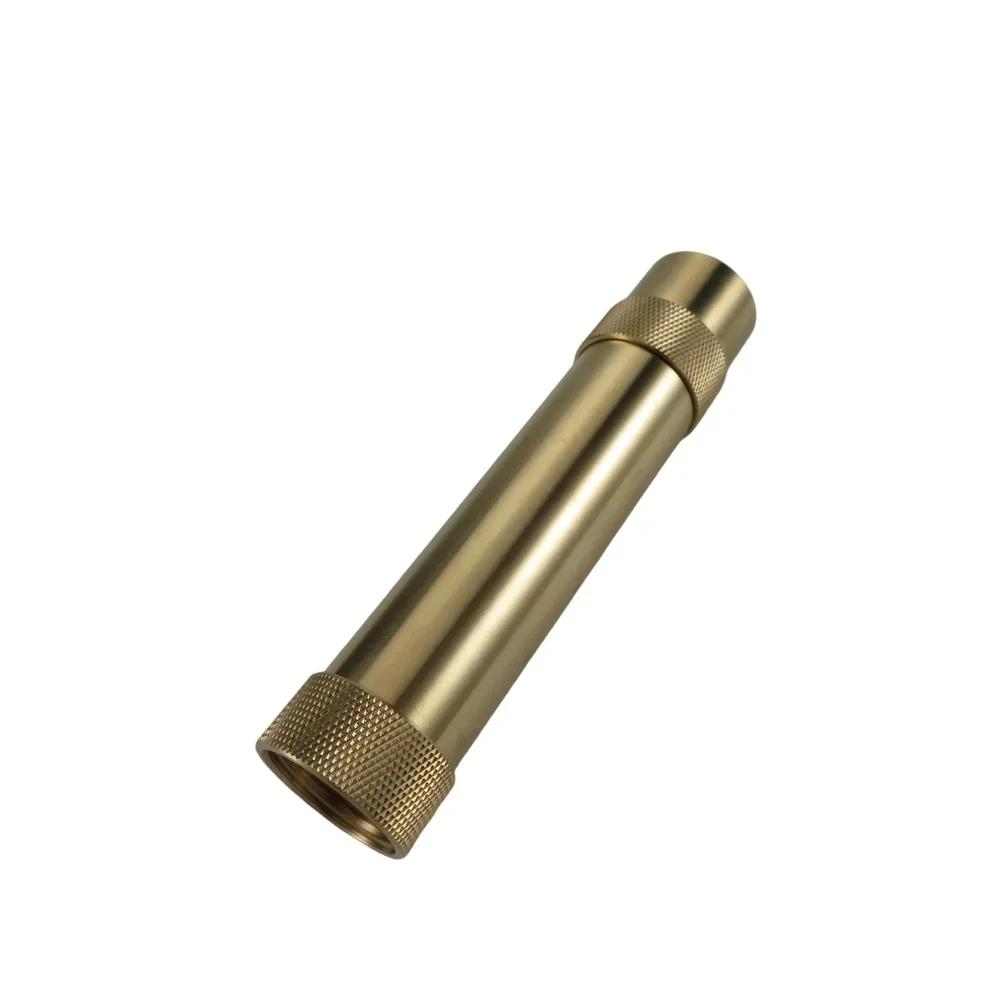 Adjustable Spray Brass Hose Nozzle For Garden Watering Brass Versatile Watering Nozzle Adjustable Spray Patterns