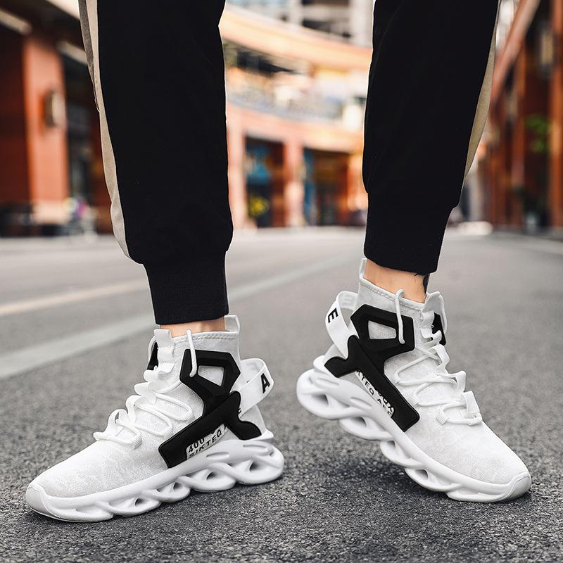 22 autumn and winter high-top platform sneakers casual basketball shoes, teen dad trendy shoes student shoes