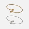 Youngglow Silver925 Fluid Bangle Bracelet (2color)