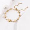 Adjustable Women's Drawstring Bracelet - Luxurious & Versatile Jewelry for Commuting