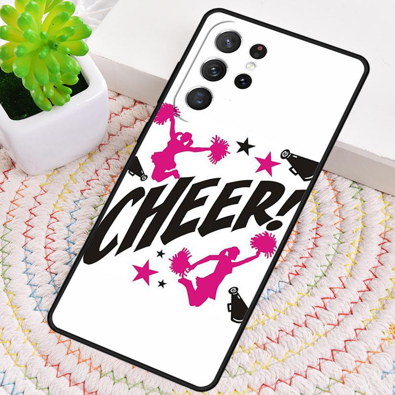 Cheerleader Cheer Pink Quote Phone Case for Samsung Galaxy Note 10 Pro S26 Ultra S23 S24 FE S25 S21 S22 PLUS Shockproof Cove