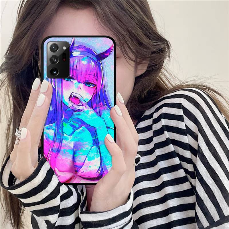 Zero Two Darling In the FranXX Anime Phone Case for Samsung Note 20 Ultra 10 Pro Lite Plus 9 8 5 4 3 M 30s 11 51 31 31s 20 A7
