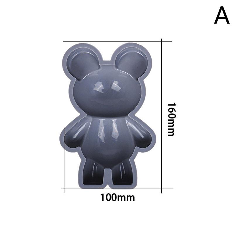 

3D Медведь Шоколад Силиконовая Форма Diy Мусс Торт Формы Для Украшения Торта Инструменты 100x160mm