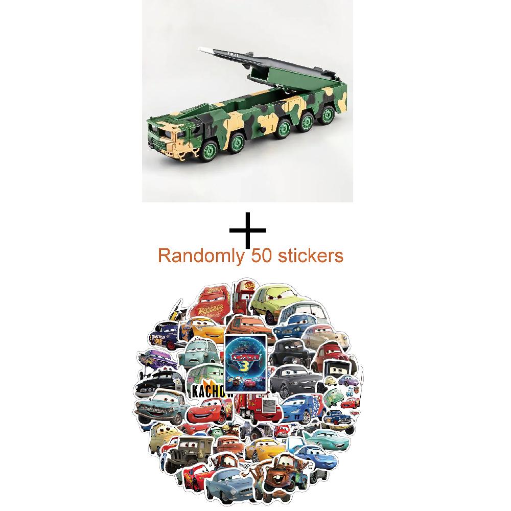 1:50 Scale DF-17 Missile Launch Toy Model Car Diecast Metal Sound Light Simulation Military Miniature Models Collection Gift Boy