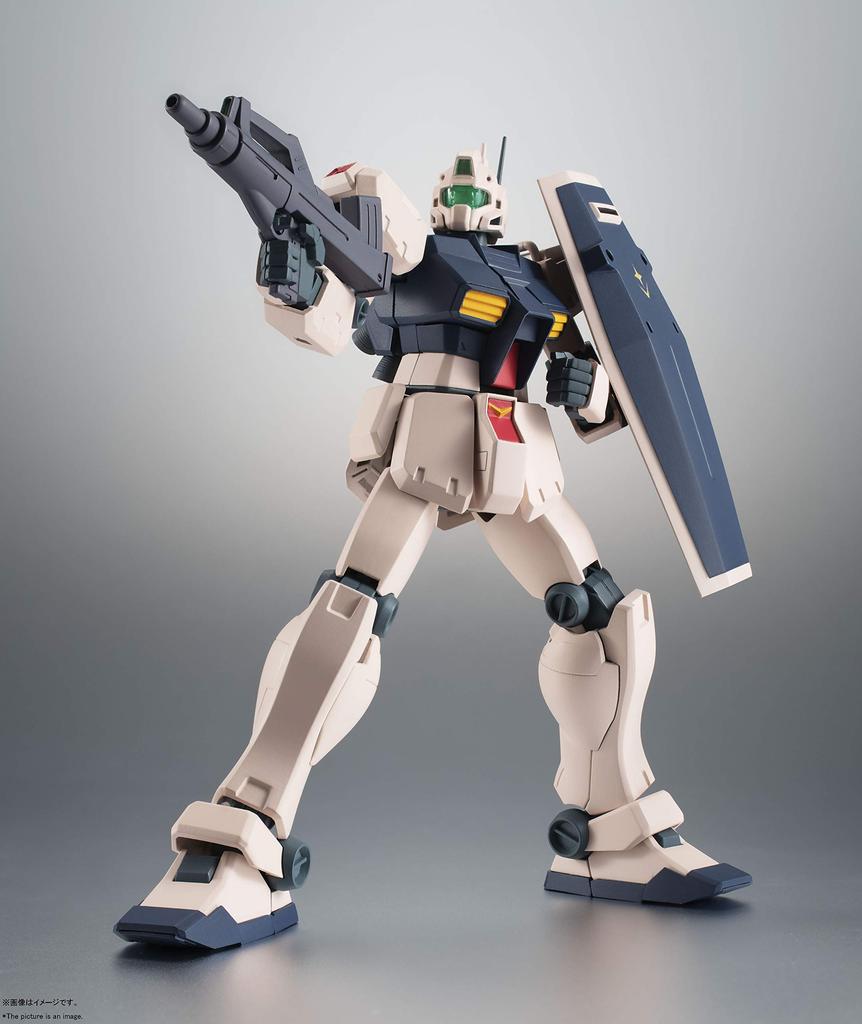 TAMASHII NATIONS ROBOT Spirits Mobile Suit Gundam 0083 Jim Kai 125mm malovaná pohyblivá figurka [SIDE MS] RGM-79C ver.. ANIME. Cca. ABS a PVC