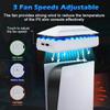 Ventola di Raffreddamento Superiore per PS5 Slim con Luce LED RGB Radiatore Host di Gioco Ventola di Raffreddamento Superiore Antipolvere per Console PS5 Slim