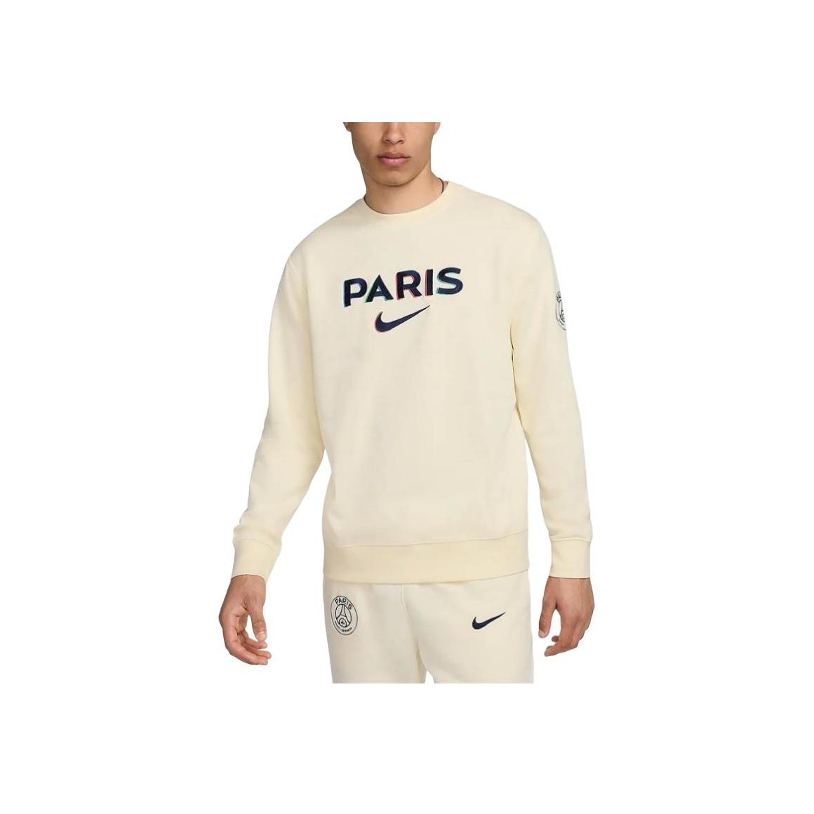 

Новый свитшот Nike Paris Saint GermainClub Мужской Кокосовое молоко/Полуночный морской синий FZ8545-113 L