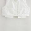 2025 Spring Women's European & American Style Double Pocket Sleeveless Vest