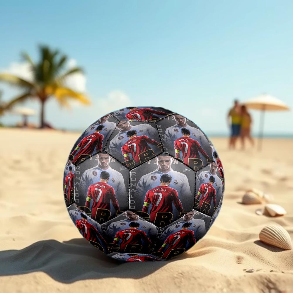Cristiano Ronaldo Taglia 5 Pallone da Calcio Pallone da Calcio ad Alta Elasticità Per Competizione All'aperto Allenamento Quotidiano Gioco