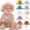 Baby-Sonnenhut für Kinder - Kappe mit farbigem Rand
