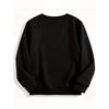Kids Crewneck Sweatshirt, Baseball Style Number 4 Print, Sport Lovers Daily Casual Pullover