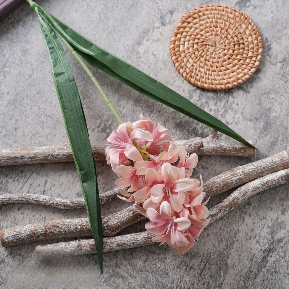 

Pink Artificial Hyacinth Flowers Floral Display Decorative Artificial Faux Plants Simulation Fake Silk Flower Flower Arrangement темно-рожевого кольору