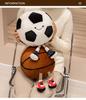 Hobby Sports Plush Pillow Toy for Boys - Basketball and Football Design, Perfect for Elementary and Kindergarten Birthday Gifts