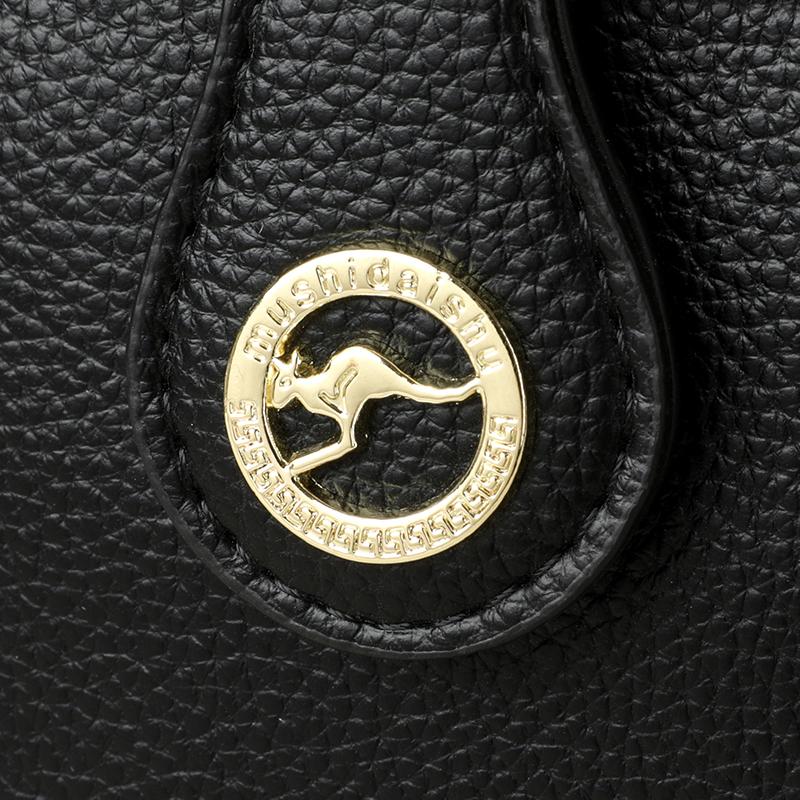 Women's Crossbody Bag Soft Leather Small Square Bag Multi-Compartment Shoulder Bag