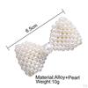 Pearls Hair Pin Barrettes Flower Brooch Lady Womens Jewelry Valentines Day Gifts