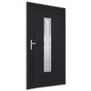 VidaXL Porte d'entrée anthracite 98x190 cm PVC 3187898