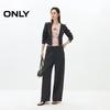 Only Women's High-Waisted Loose Fit Drawstring Casual Straight-Leg Trousers