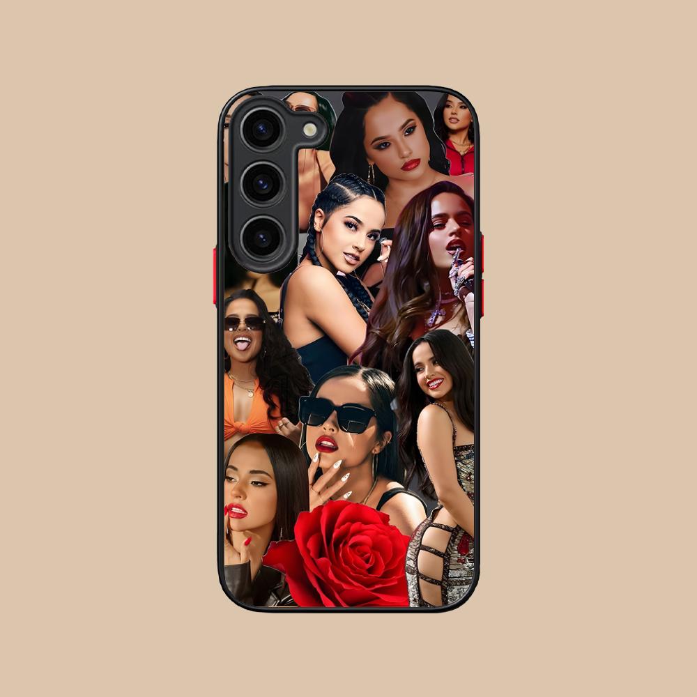 

Fashion Becky G Silicone Mobile Phone Case for Samsung Galaxy S26 S25 S24 S23 S22 S21 Plus FE Ultra Colorful Cover Galaxy S26