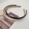 2pc Fashion PU Solid Bezel Headwear Women Headband Girls Vintage Hair Bands Hairband Hoop for Holiday Party Hair Accessories