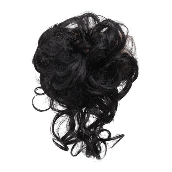 

Безладна пучка Перука Гумка для волосся Еластичні волокна Волосся Натуральне шовковисте пухнасте Реалістичне нарощування при високій температурі Жінки Дівчата B