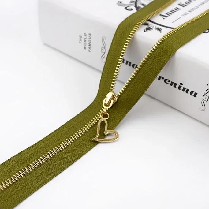 5Pcs Meetee 3# 15-30cm Metal Zippers Bags Closed End Auto Lock Zipper for Clothes Repair Kit DIY Sewing Material Accessories