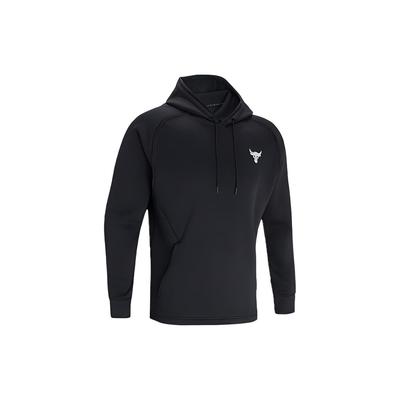 Project Rock Fleece Respirabil Charged Cotton Hanorac Bărbați Hanorace Negru 1367033-001