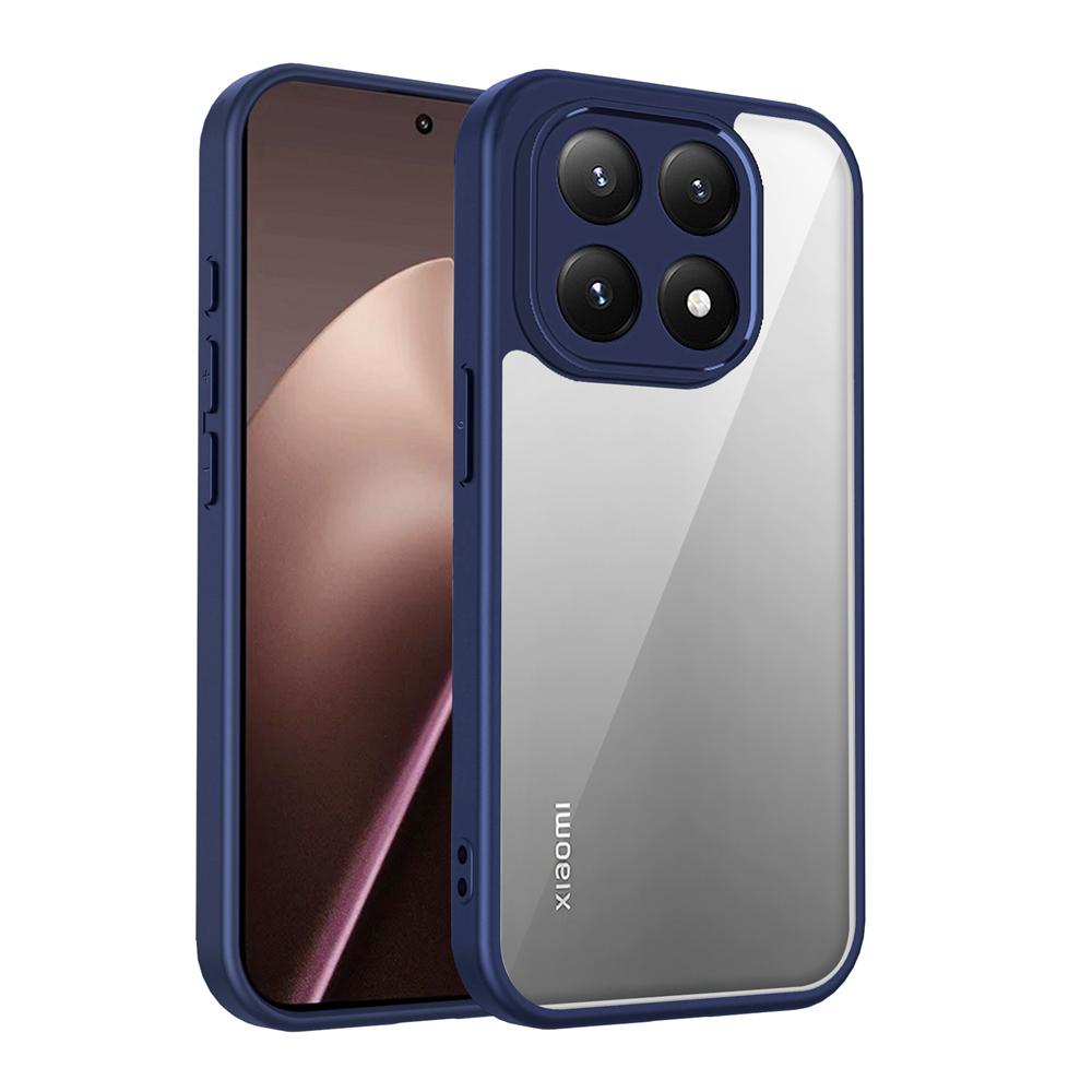 KEYSION Transparent Phone Case for Xiaomi 15T 15T Pro 5G Soft Silicone+PC Clear Shockproof Phone Back Cover for Xiaomi 15T Pro