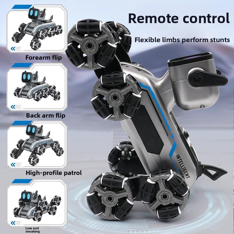 Children's Toys, Remote Control Toys, Eight-wheel Stunt, Mechanical Dog, Lights, Touch-sensitive Remote Control, Baby Gifts, Pet Dog Toys